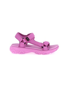 Grunland Sandalo Donna Sport 3 Velcro Gomma Tessuto Lilla