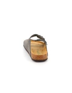 Grunland Ciabatta Uomo Arizona Birk 2 Fibbie Nabuk Antracite