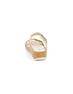 Grunland Ciabatta Fit 2 Fasce Velcro Regolabile Cuoio