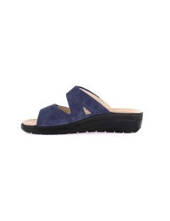 Grunland Ciabatta Comfort 2 Velcro Strass Plantare Blu