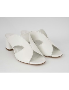Lazzari Felici Sandalo Mule Ciabattina Fascia Farfalla Bianco