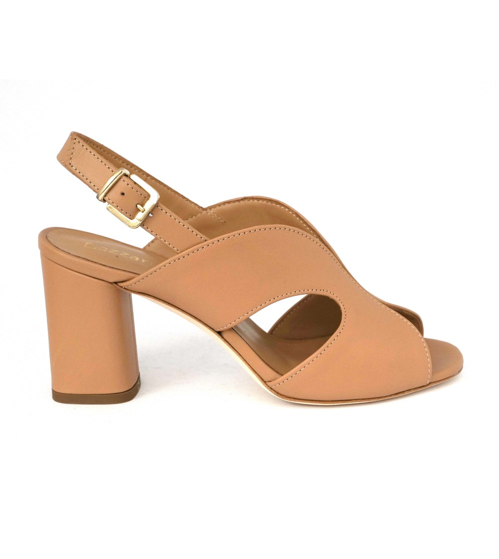 Lazzari Felici Sandalo Tacco Alto Fascia Farfalla Antilope