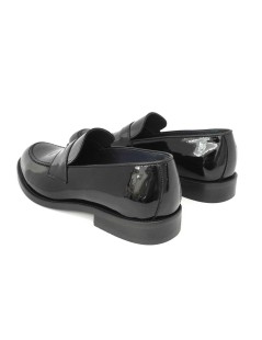 Exton Mocassino Uomo College Cerimonia Vernice Nero