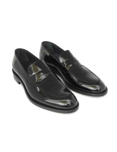 Exton Mocassino Uomo College Cerimonia Vernice Nero