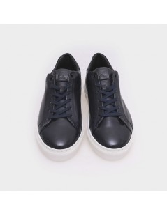 Kebo Sneakers Uomo Cassetta Fondo Bianco Nappa Blu