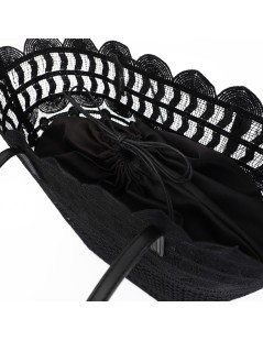 CAFèNOIR Shopper in Pizzo Sacchetto Interno Nero