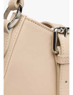 o Giardini Borsa a Mano Chiusura Zip Bottone Tracolla Pelle Lino