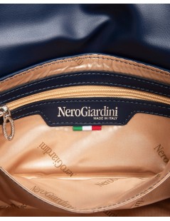 Nero Giardini Pochette Media Patta Calamita Tracolla Catena Blu