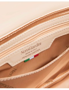 Nero Giardini Pochette Media Patta Calamita Tracolla Catena Lino