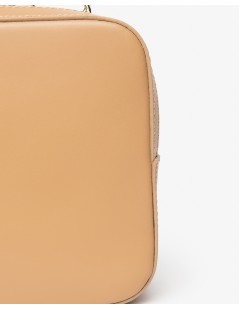 Nero Giardini Borsa a Tracolla Catena Chiusura Zip Logo Corda