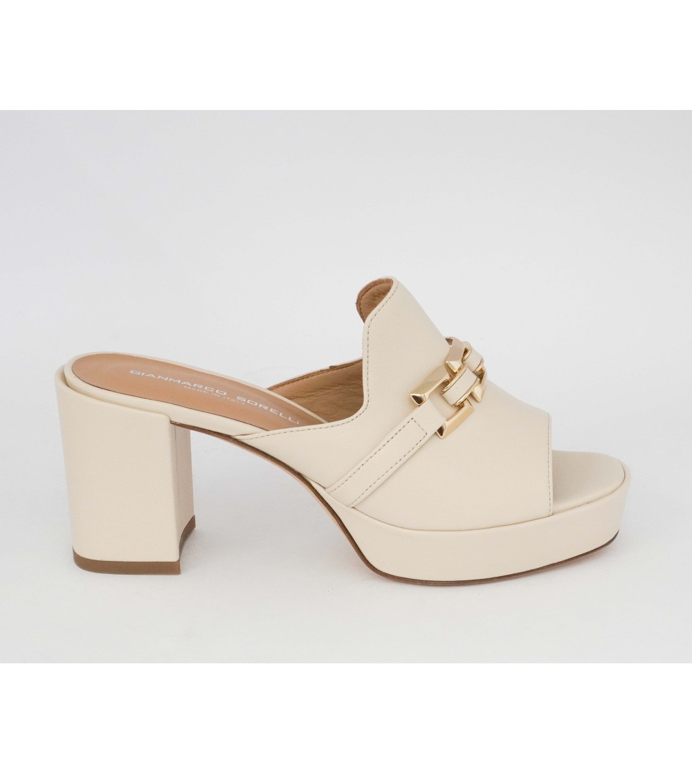 Gianmarco Sorelli Nora Mule Plateau Fascia Accessorio Kiss