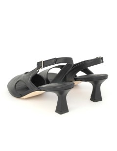 Gianmarco Sorelli Sandalo Lola Tacco Medio Trasversale Nero