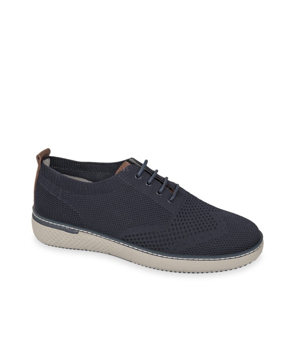 Valleverde Sneakers Tessuto Traforato Fondo Gomma Blu