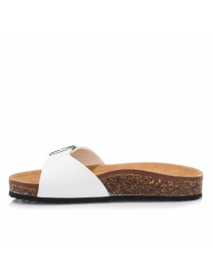 Valleverde Ciabatta Bio Soft Monofascia Fibbia Regolabile Argento