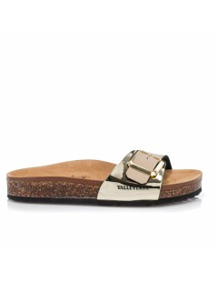 Valleverde Ciabatta Bio Soft Monofascia Fibbia Regolabile Platino