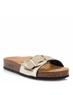 Valleverde Ciabatta Bio Soft Monofascia Fibbia Regolabile Platino