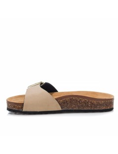 Valleverde Ciabatta Bio Soft Monofascia Fibbia Regolabile Platino