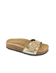 Valleverde Ciabatta Bio Soft Monofascia Fibbia Regolabile Platino