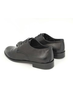Herry Sax Stringata Uomo Derby Artigianale Nappa Nero