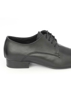 Herry Sax Stringata Uomo Derby Artigianale Liscio Nero