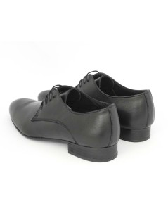 Herry Sax Stringata Uomo Derby Artigianale Liscio Nero