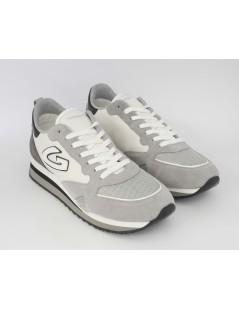 Guardiani Wen Sneakers Uomo Camoscio Tela Bianco Grigio