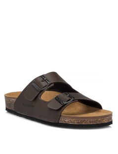Valleverde Ciabatta Biosoft Arizona 2 Fibbie Marrone