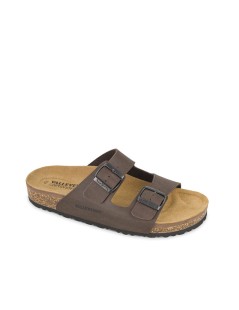 Valleverde Ciabatta Biosoft Arizona 2 Fibbie Marrone