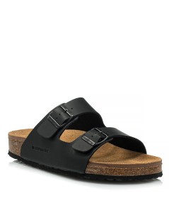 Valleverde Ciabatta Biosoft Arizona 2 Fibbie Nero