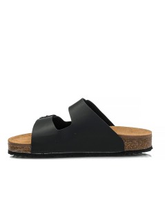 Valleverde Ciabatta Biosoft Arizona 2 Fibbie Nero