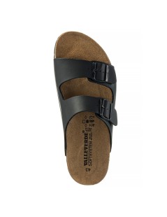 Valleverde Ciabatta Biosoft Arizona 2 Fibbie Nero