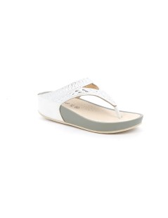 Grunland Ciabatta Infradito Fit Strass Bianco