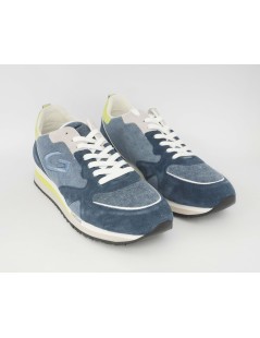 Guardiani Wen Sneakers Uomo Camoscio Tela Fluo Blu