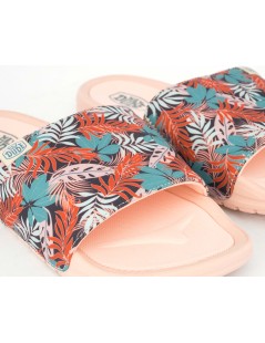 Hey Dude Ciabatta Donna Monofascia Tessuto Tropical Rosa