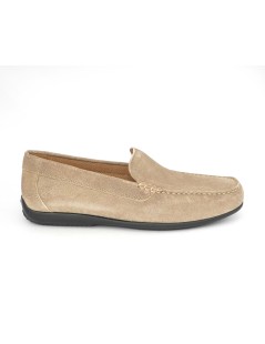 Geox Mocassino Uomo Ascanio Car Shoe Liscio Sabbia