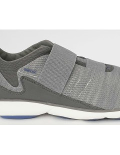Geox Slipon Uomo Nebula Doppio Elastico Tessuto Grigio