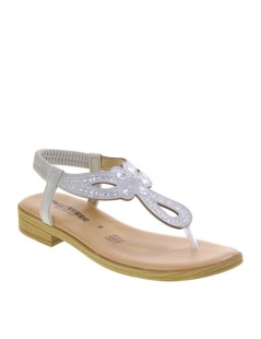 Valleverde Sandalo Infradito Gioielli Fascia Tallone Elastica Ghiaccio