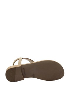 Valleverde Sandalo Infradito Gioielli Fascia Tallone Elastica Cuoio