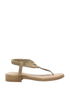 Valleverde Sandalo Infradito Gioielli Fascia Tallone Elastica Cuoio