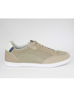 Geox Sneakers Uomo Walee Tessuto Camoscio Taupe