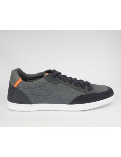 Geox Sneakers Uomo Walee Tessuto Camoscio Blu
