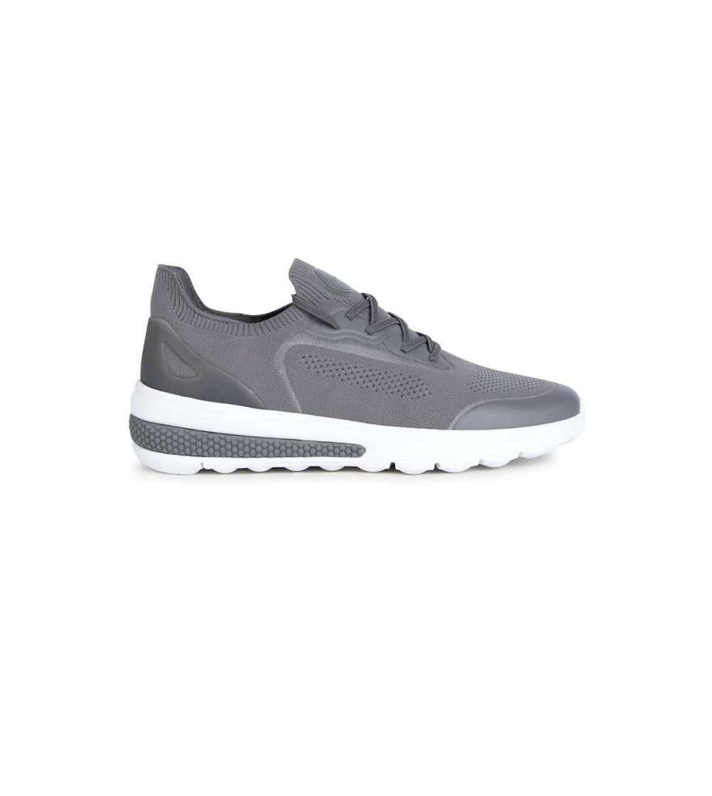Geox Sneakers Uomo Spherica Actif Tessuto Slipon Grigio