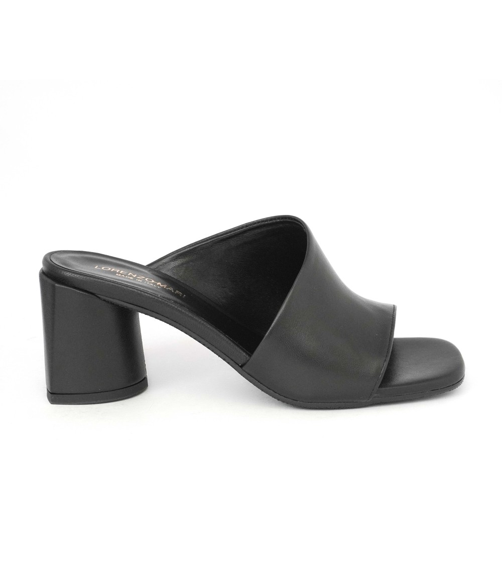 Lorenzo Mari Ciabattina Sabot Monofascia Trasversale Nero