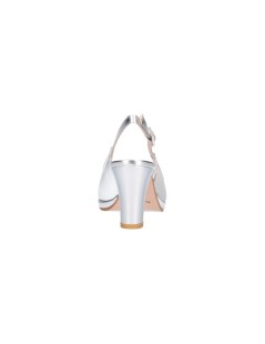Valleverde Sandalo Fasciato Plateau Trasversale Silver