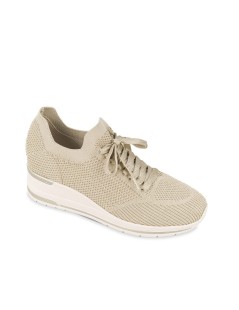 Valleverde Sneakers Tessuto Lurex Zeppa Oro