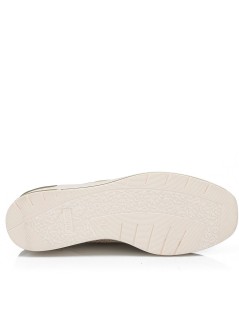 Valleverde Sneakers Tessuto Lurex Zeppa Oro