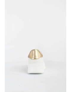 Valleverde Sneakers Cassetta Accessorio Ape Perle Bianco Oro