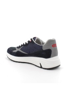 Igi & Co Sneakers Uomo Tessuto e Camoscio Blu