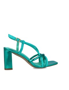 Menbur Sandalo Multifasce Incrocio Laminato Verde Acqua