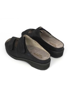 F.lli Tomasi Ciabatta Confort Doppio Velcro Plantare Blu